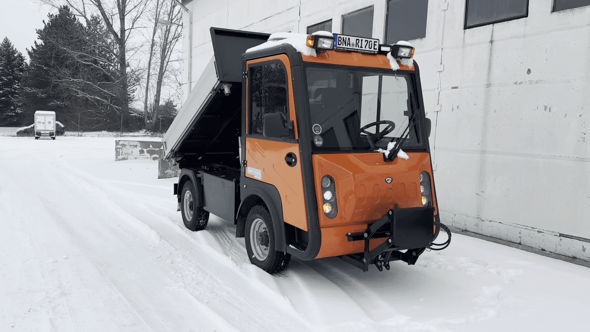 How does the ARI 1570 E-transporter perform in winter use?