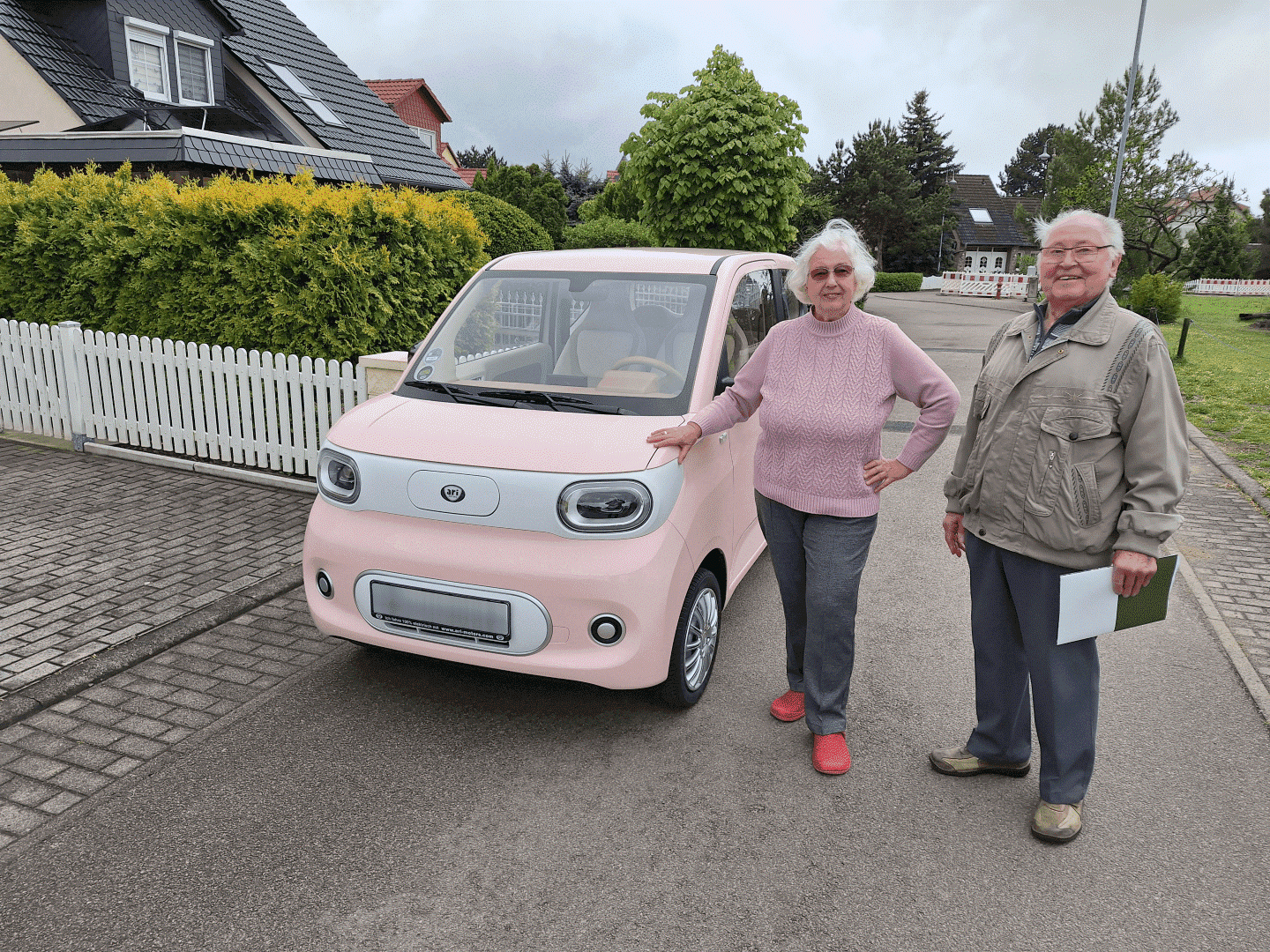 ARI Bruni E-Auto im Einsatz als Zweitwagen im Muldentalkreis bei Leipzig