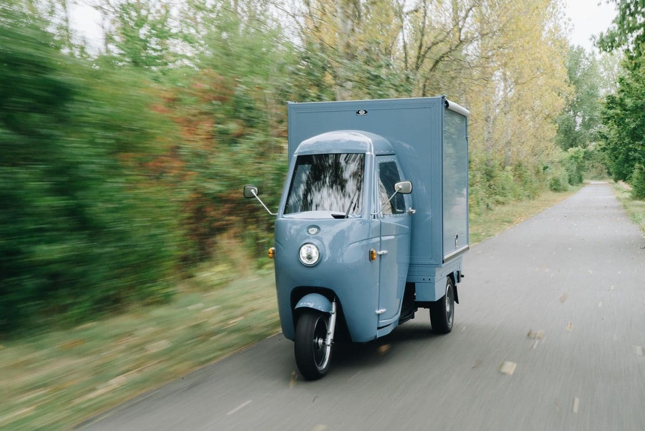 Piaggio Ape Alternative - ARI 345 Retro bietet Lastenroller Nachfolger nach Ape Produktionsende