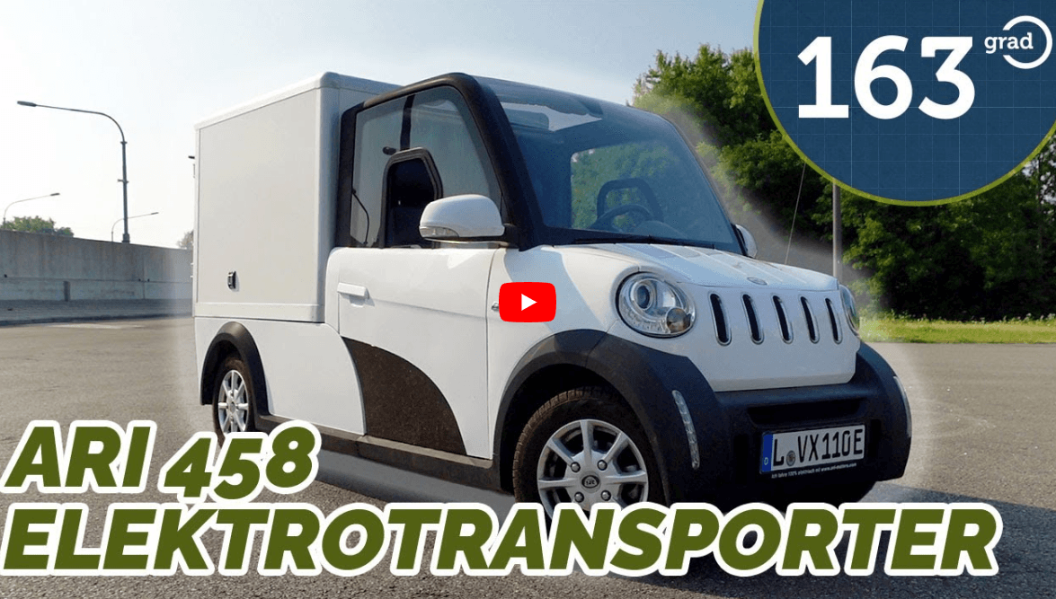 ARI 458: Kleiner Elektrotransporter mit großer Zuladung im Test bei 163 Grad