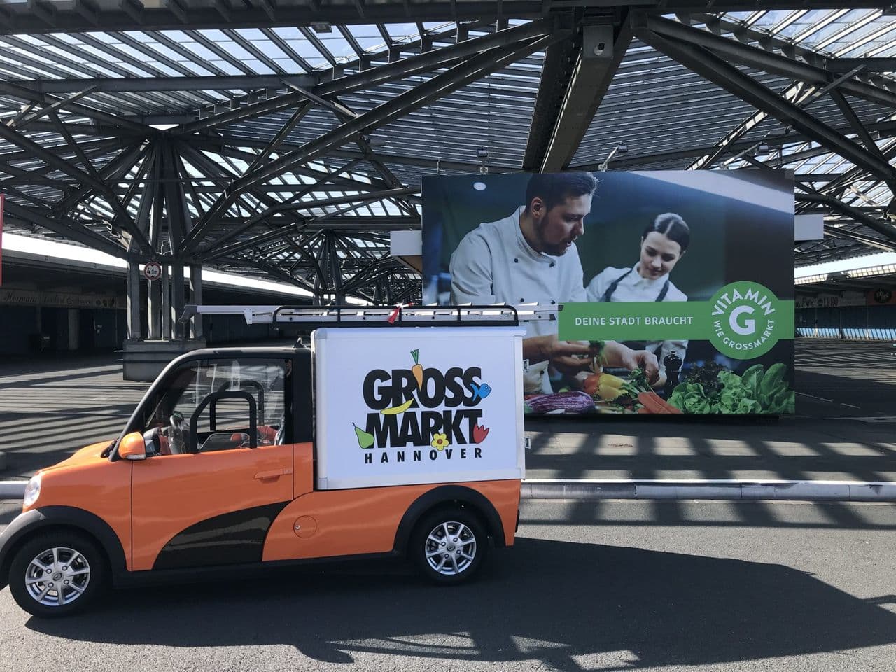 Una ARI 458 Cassone chiuso in utilizzo presso il GROSSMARKT HANNOVER